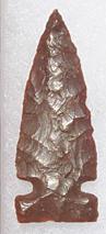 Plains Side Notched Projectile Point